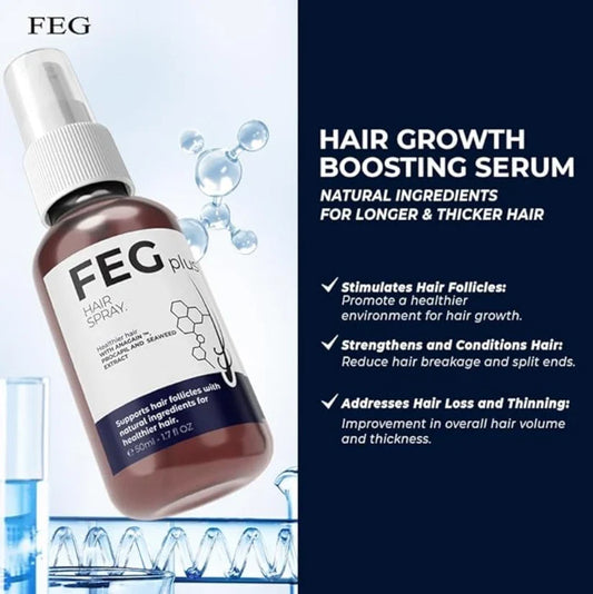 FEG PLUS HAIR GROWTH SPRAY USA IMPORTED