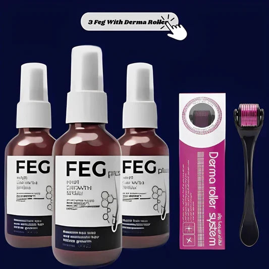 3 FEG Plus With Derma Roller USA IMPORTED