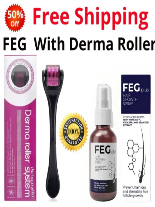 FEG Plus With Derma Roller USA IMPORTED